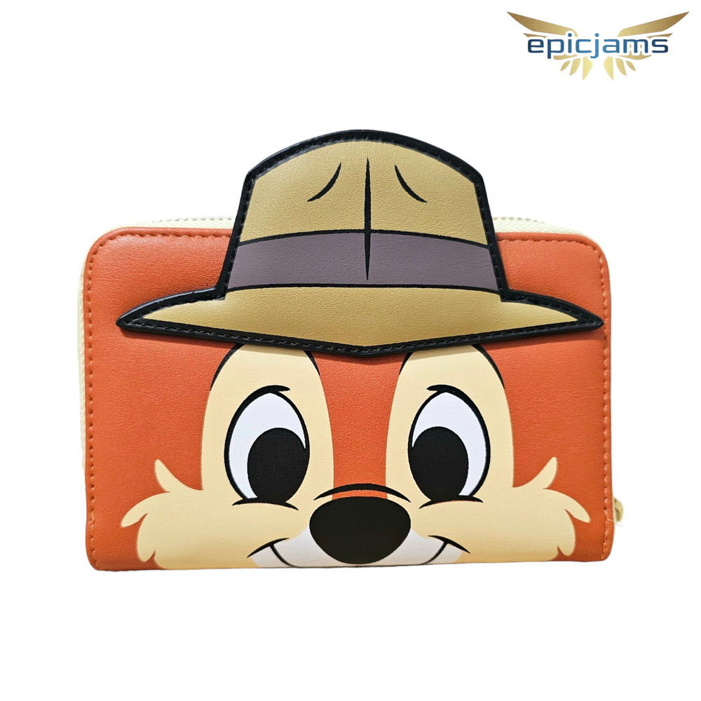 Loungefly Disney Chip and Dale Cosplay Zip Around Wallet New